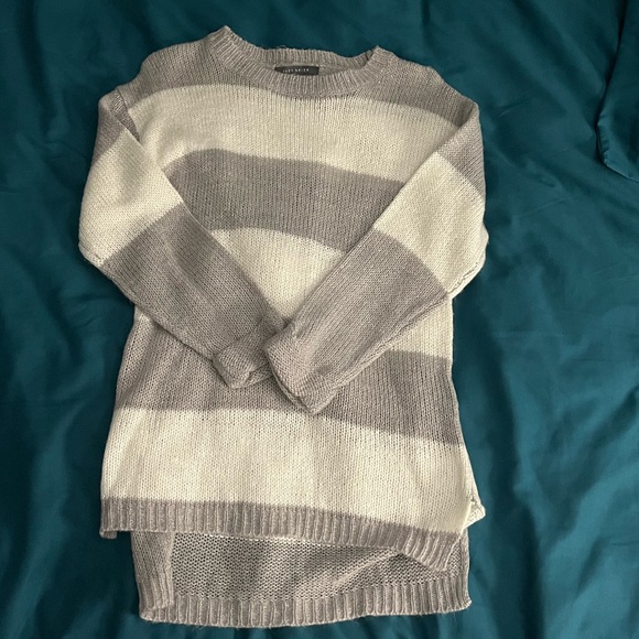 Suzy Shier Striped Knit Sweater - Picture 2 of 5